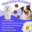 Melatonin for Dogs, 90 Chews Calming Treats for Small and Large Dogs with Valerian Root & L-Theanine for Sleep Aid & Emotional Support, Calming Treats for Stress Anxiety Relief, Barking