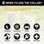4 Pcs Cat Calming Collar Adjustable Lavender Scent Relaxing Cat Collar with 2 Pendant