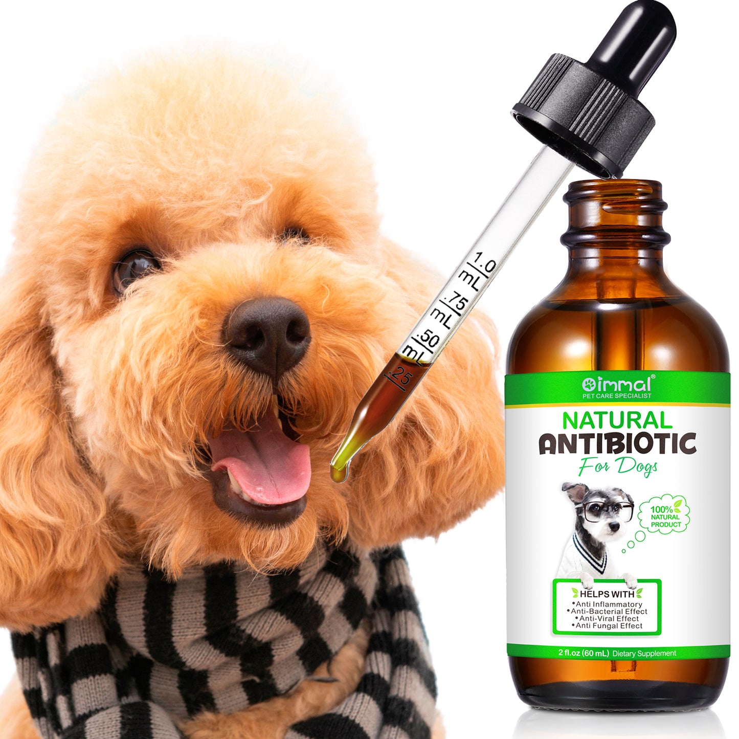 Natural Antibiotic Drops for Dogs – Gentle Daily Immune & Infection Support