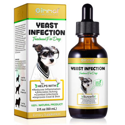 Dog Yeast Infection Treatment Drops – Anti-Itch, Skin & Immune Support