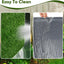 Dog Grass Pad with Tray: Reusable Training Pad with 3-Pack Replaceable Artificial Grass - Quick Absorbent Indoor Portable Dog Patio Potty, Washable Pee Pad for Small Medium to Large Dog, 22"x18" Grey