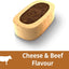 SCHMACKOS Tasty Bites Cheese & Beed Flavour 140g, 6 Pack