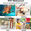 Waterproof Airtag Dog Collar, Padded Apple Air Tag Dog Collar, Heavy Duty Dog Collar with AirTag Holder [Full Body Covered] L