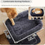 Heybly Cat Scratching Post with Grooming Brush & Gentle Step, HSP001SG | Smoky Gray