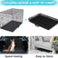 Advwin 24" Dog Cage Pet Crate Puppy Cat Foldable Metal Kennel 2 Doors with Removable Tray