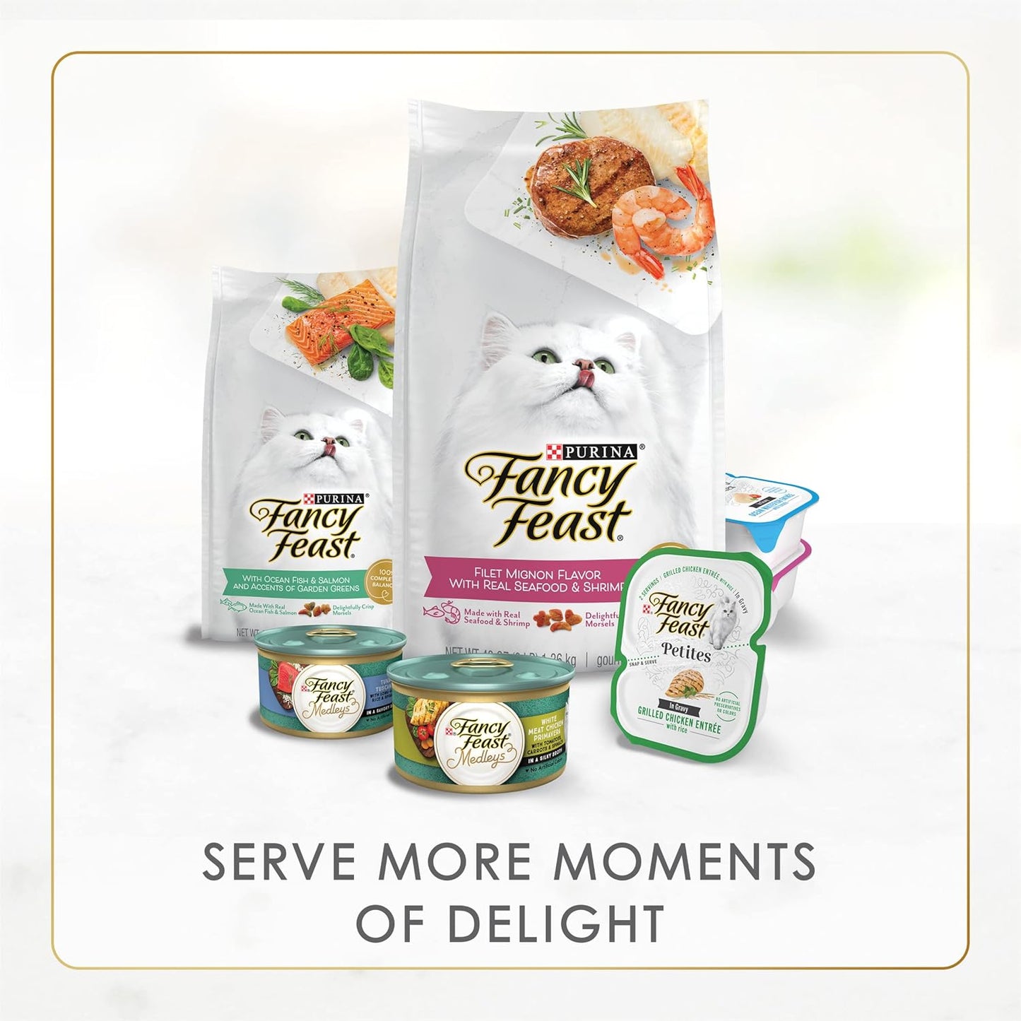 FANCY FEAST Delights With Cheddar Adult Wet Cat Food Grilled Chicken & Cheddar Cheese Feast in Gravy 24x85g