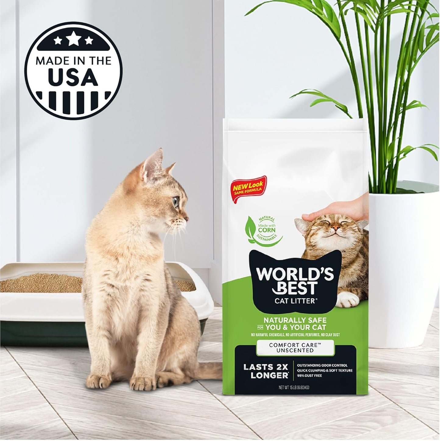 World's Best Cat Litter Clumping Formula 6.8kg
