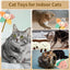 Catnip Toys for Indoor Cats - Cute Chew Toys for Teething, 3Pcs Bite Resistant Toy With Catnip