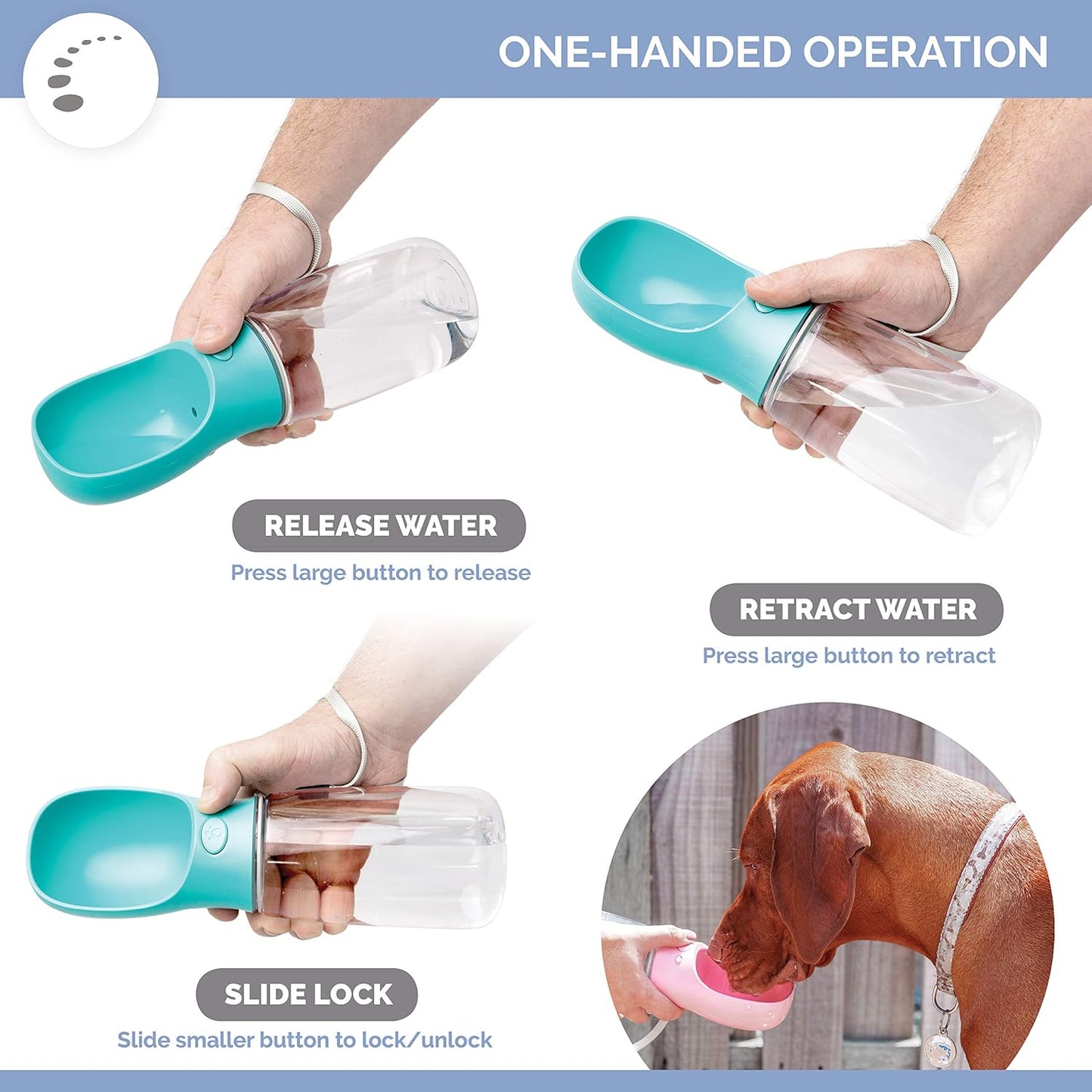 Pet Water Bottle for Dogs Drinking