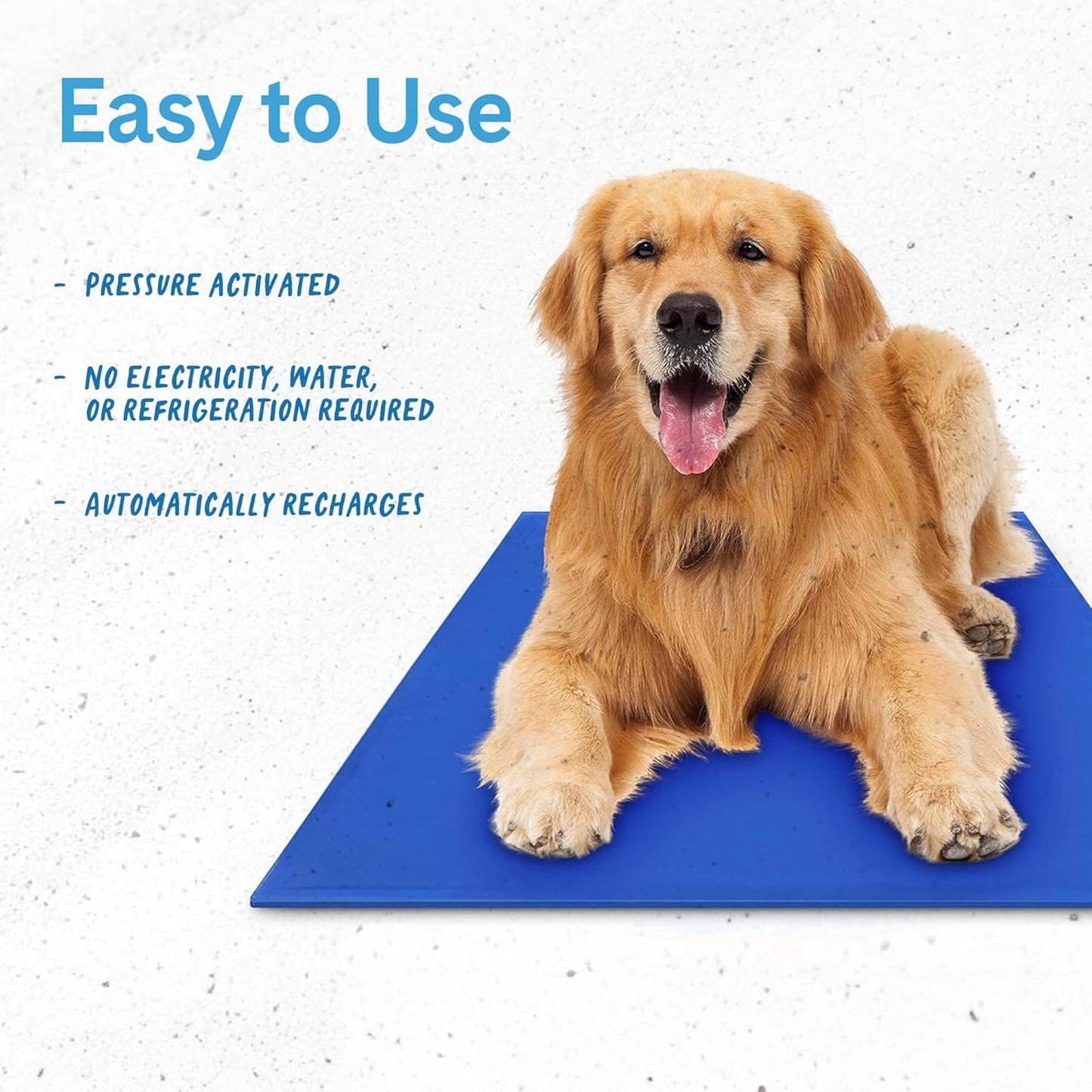 The Green Pet Shop Chillz Gel Mat, Extra Large - Pressure-Activated Cooling Pad