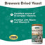 NaturVet Brewer's Dried Yeast Formula Powder for Dogs and Cats, 1-Pound