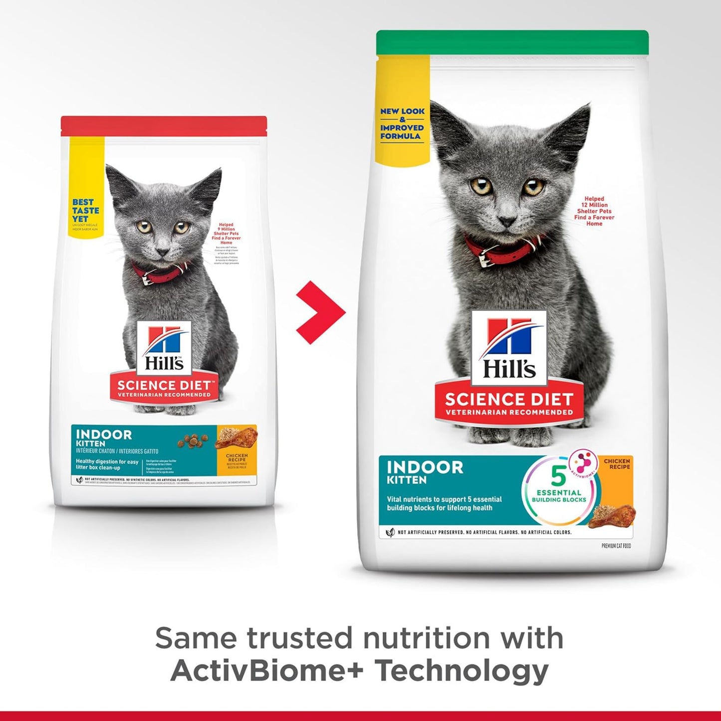 Hill's Science Diet Kitten Indoor Cat Dry Food, 3.17 kg
