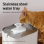 PETLIBRO Upgrade Cat Water Fountain Stainless Steel Tray, Dockstream 2 Cat Fountain Indoor, 3L/101oz