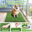 Reusable Dog Toilet, High Permeability Artificial Grass Dog Toilet with Washable Puppy Mat, Puppy Toilet for Home or Apartment