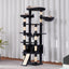 Heybly Tall Cat Tree,78 inch Multi-Level Cat Tower for Indoor Cats