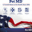 Pet MD - Dog Ear Cleaner Wipes - Otic Cleanser for Dogs to Stop Itching, Yeast and Mites with Aloe and Eucalyptus - 100 Count