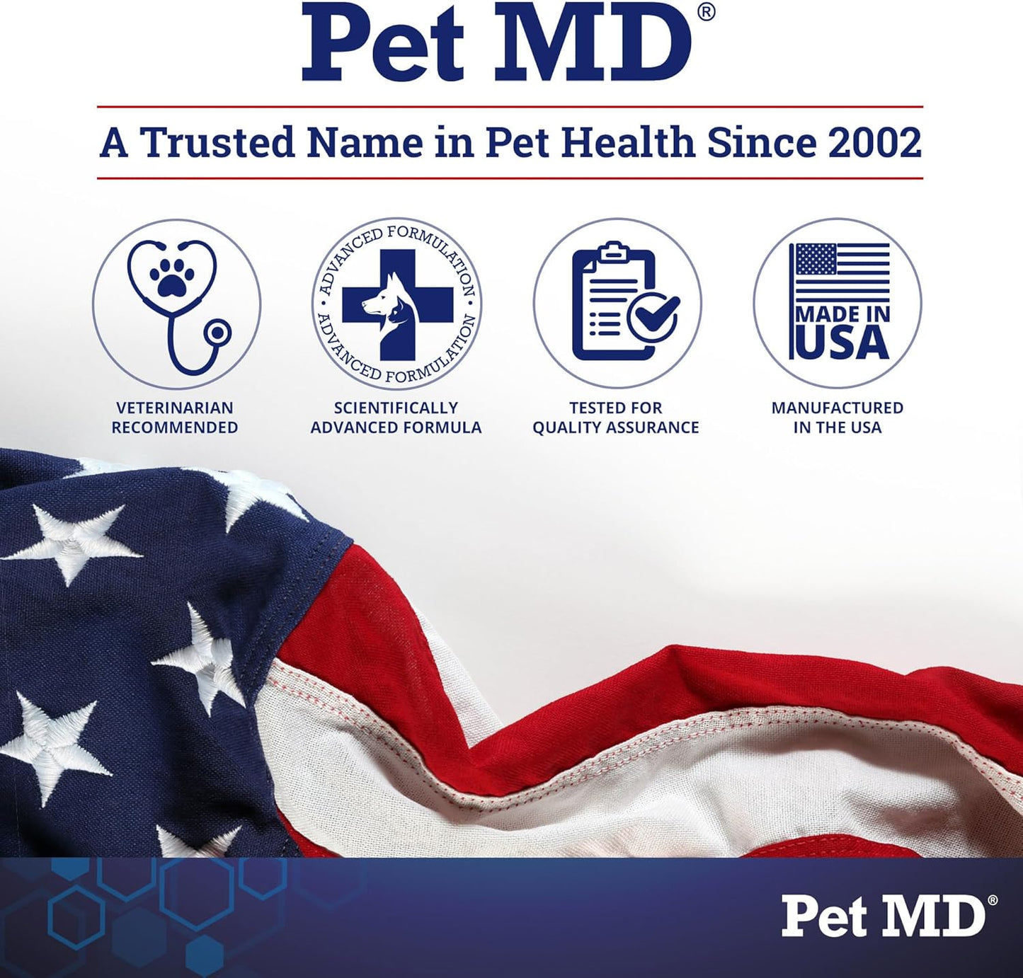Pet MD - Dog Ear Cleaner Wipes - Otic Cleanser for Dogs to Stop Itching, Yeast and Mites with Aloe and Eucalyptus - 100 Count