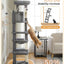 PAWZ Road Multi-Level Cat Tree 175cm With Super Large Hammock (50 * 40cm), Tall Cat Tower for Large Cats With Scratching Posts, Cat Condo and Top Perch Dark Grey