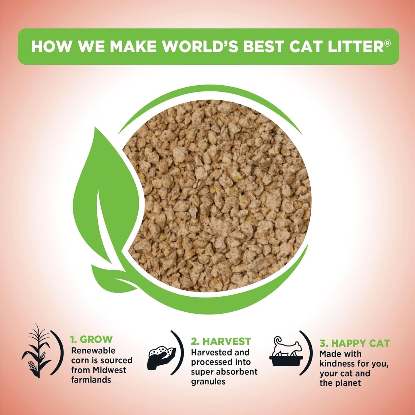 WORLD'S BEST CAT LITTER™ Multiple Cat Unscented, 32-Pounds