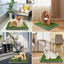 Dog Grass Pad with Tray: Reusable Training Pad with 2-Pack Replaceable Artificial Grass 22"x18" Grey