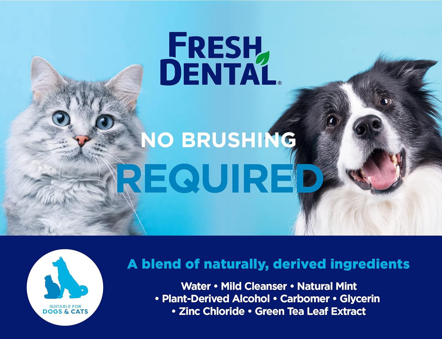 Fresh Dental Dog Toothpaste for Teeth Cleaning,Made in USA, 4oz.
