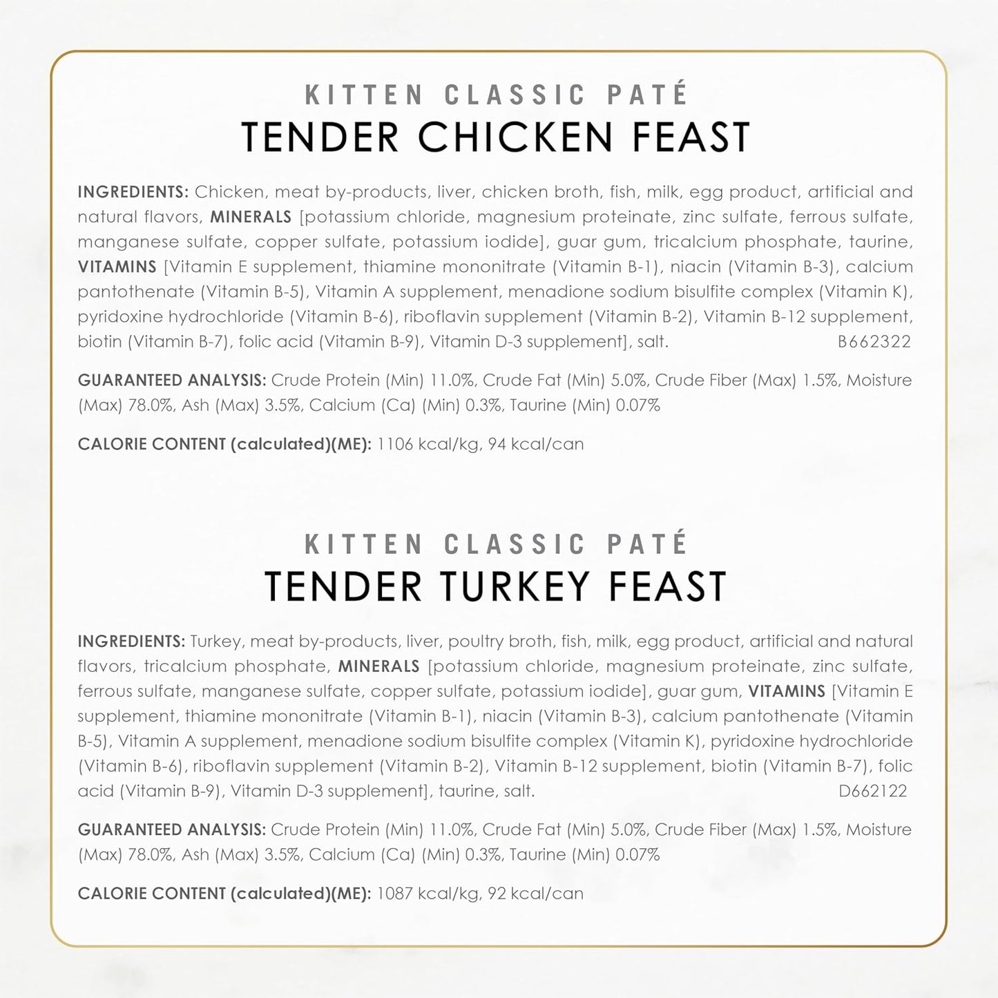 FANCY FEAST Classic Paté Kitten Wet Cat Food Collection 24x85g