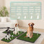 HQ4US 4LEGS Dog Grass Pad with Tray Large 34’’×23’’