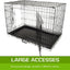 Dog Cage with Removable Tray