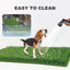 HQ4US 4LEGS Dog Grass Pad with Tray Large 34’’×23’’