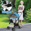 Costway 3-In-1 Pet Stroller with Removable Car Seat Carrier