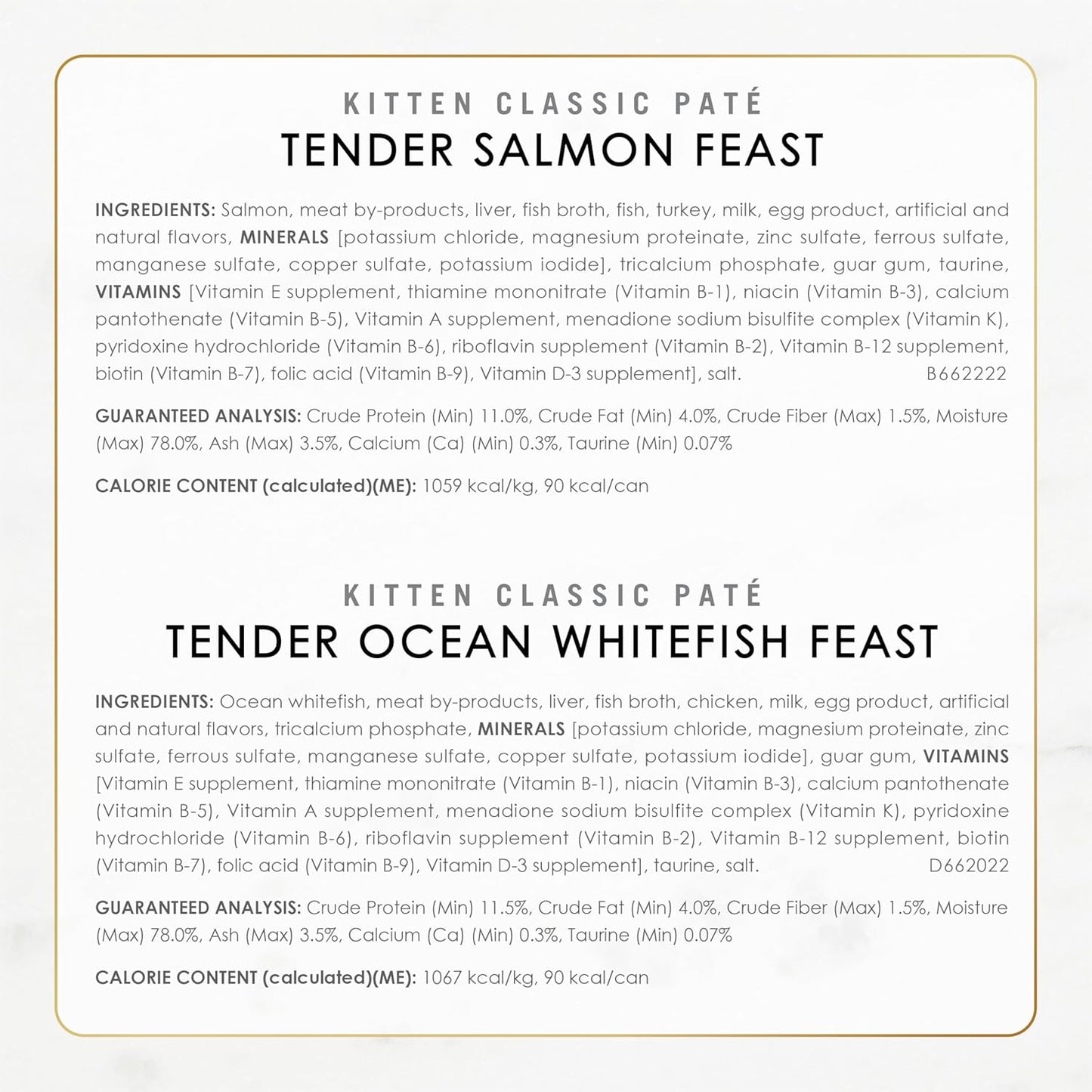 FANCY FEAST Classic Paté Kitten Wet Cat Food Collection 24x85g