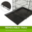 Dog Cage with Removable Tray