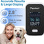 Bluetooth Veterinary Patient Monitor,Track Spo2 & Blood Pressure & Pulse Rate for Home Pet Care, 2.8inch Display and Free APP,Dog Pulse Oximeter for Famlily Clinic Use (AM6200A)