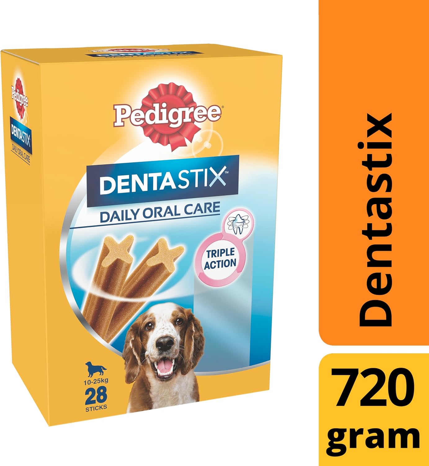 PEDIGREE DentaStix Medium Dog Treats Daily Oral Care Dental Chews 28 Pack