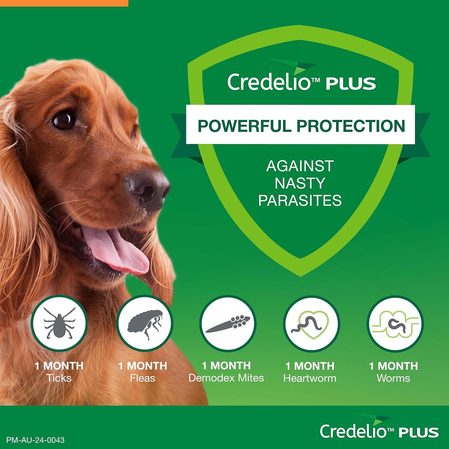 Credelio Plus Dog Flea and Tick Treatment, 3 Pack