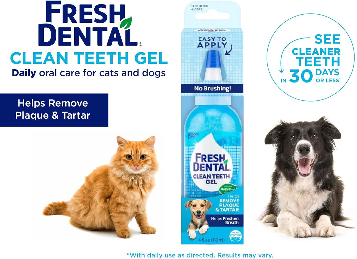 Fresh Dental Dog Toothpaste for Teeth Cleaning,Made in USA, 4oz.