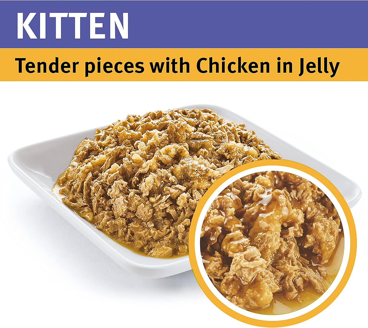 PRO PLAN Kitten Wet Cat Food Chicken in Jelly 12x85g
