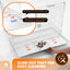Pet Scene 3in1 Dog Crate 89x64.5x61cm,Dog Kennel Cat Cage Puppy Pen