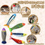 Cat Toys Saury Fish： 5 Pack Catnip Toys with Crinkle Sound and Soft Cotton