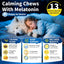 Calming Support Chews for Dogs & Cats – Reduce Anxiety, Stress Relief & Relaxation (Chicken Flavor)