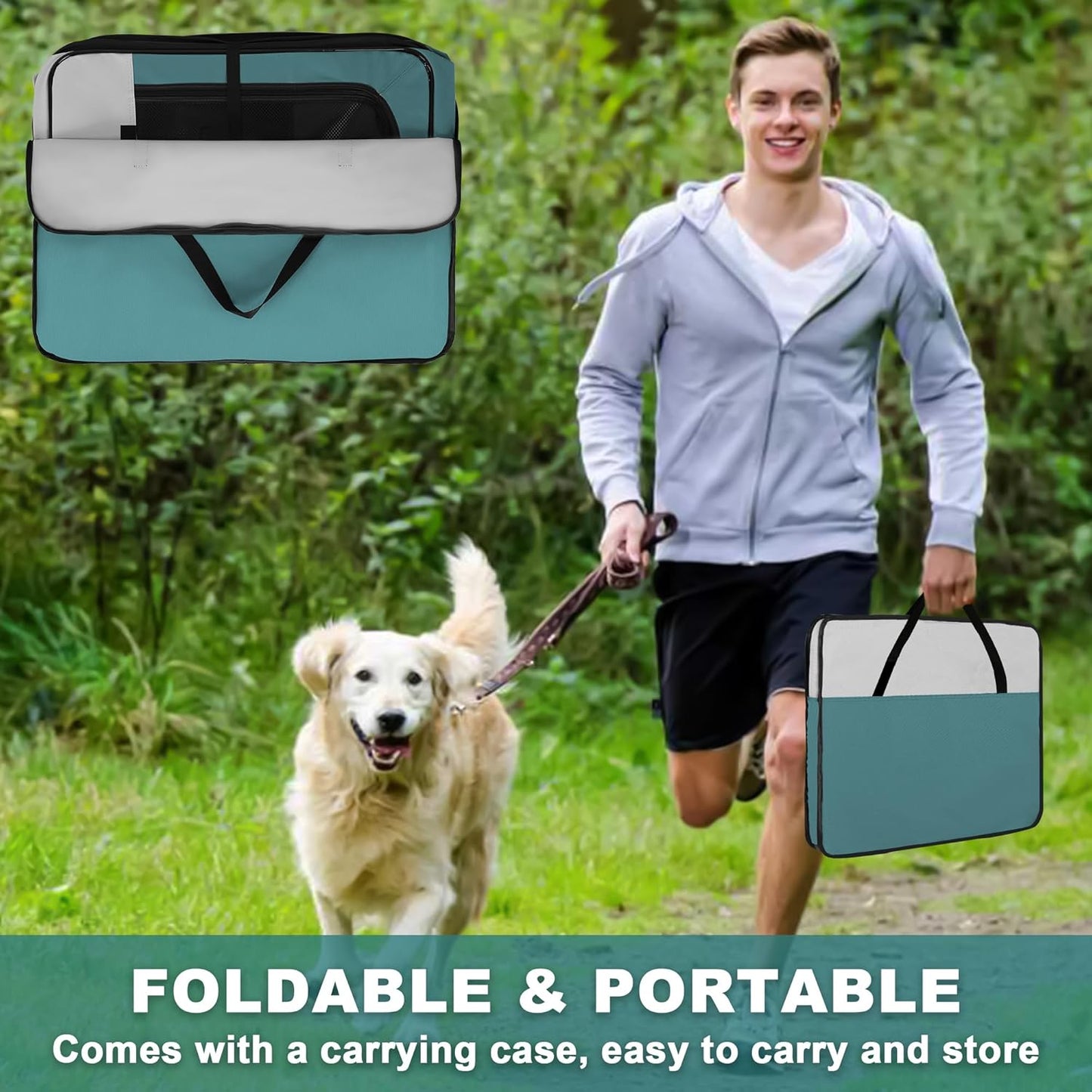 Dog Playpen, Portable Pet Play Pen for Cat, Puppies, Rabbits, Chickens, Foldable Large