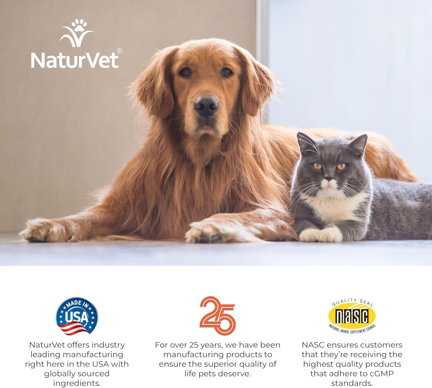 NaturVet Digestive Enzymes and Probiotics, 453 g