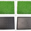Indoor Dog Potty Toilet Grass Tray Pads Training Puppy Medium Mat (Pet Potty with 2 Grass Mat)