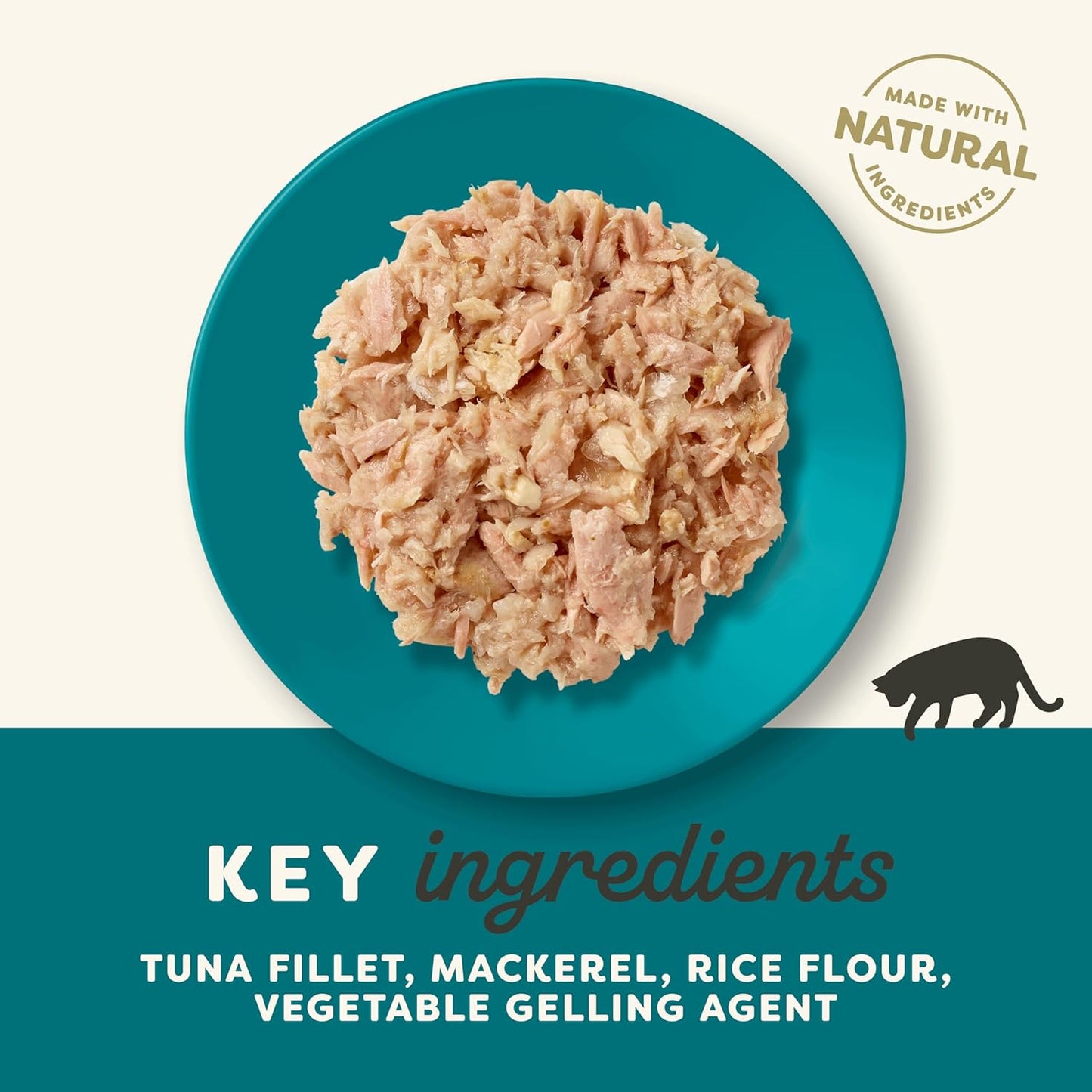 Applaws 100% Natural Wet Cat Food Tuna Fillet with Mackerel in Jelly (Pack of 16)