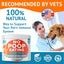 Chew No Poo - Coprophagia Treatment for Dogs - Prevent Dog Poop Eating - Natural Stool Eating Deterrent + Breath Aid - Probiotics & Digestive Enzymes - Boosts Gut Health - Made in USA - 120 Soft Chews