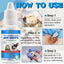 Cat & Dog Ear Infection Treatment Drops, Pets Ear Cleaning Solution Drops with 1% Hydrocortisone Soothing Dog Yeast Infection, Treats Ear Infections, Itchy Ear Relief, Cat Ear Care Supplies