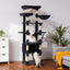 Heybly Tall Cat Tree,78 inch Multi-Level Cat Tower for Indoor Cats