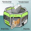 Dog Playpen, Portable Pet Play Pen for Cat, Puppies, Rabbits, Chickens, Foldable Large-Capacity