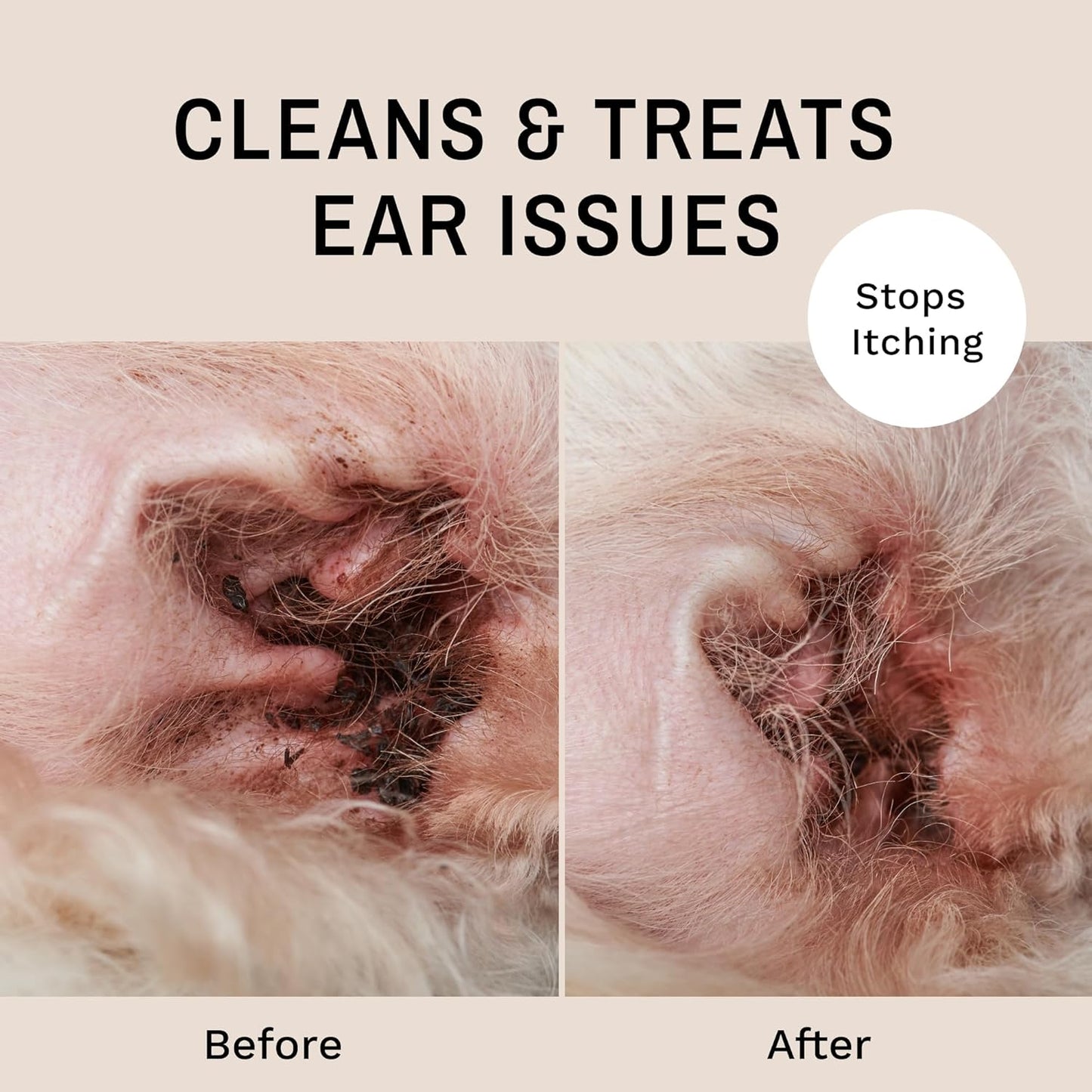 Eye Envy Ear Cleaning Solution for Dogs and Cats. Made in The USA