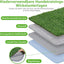 Reusable Dog Toilet, High Permeability Artificial Grass Dog Toilet with Washable Puppy Mat, Puppy Toilet for Home or Apartment